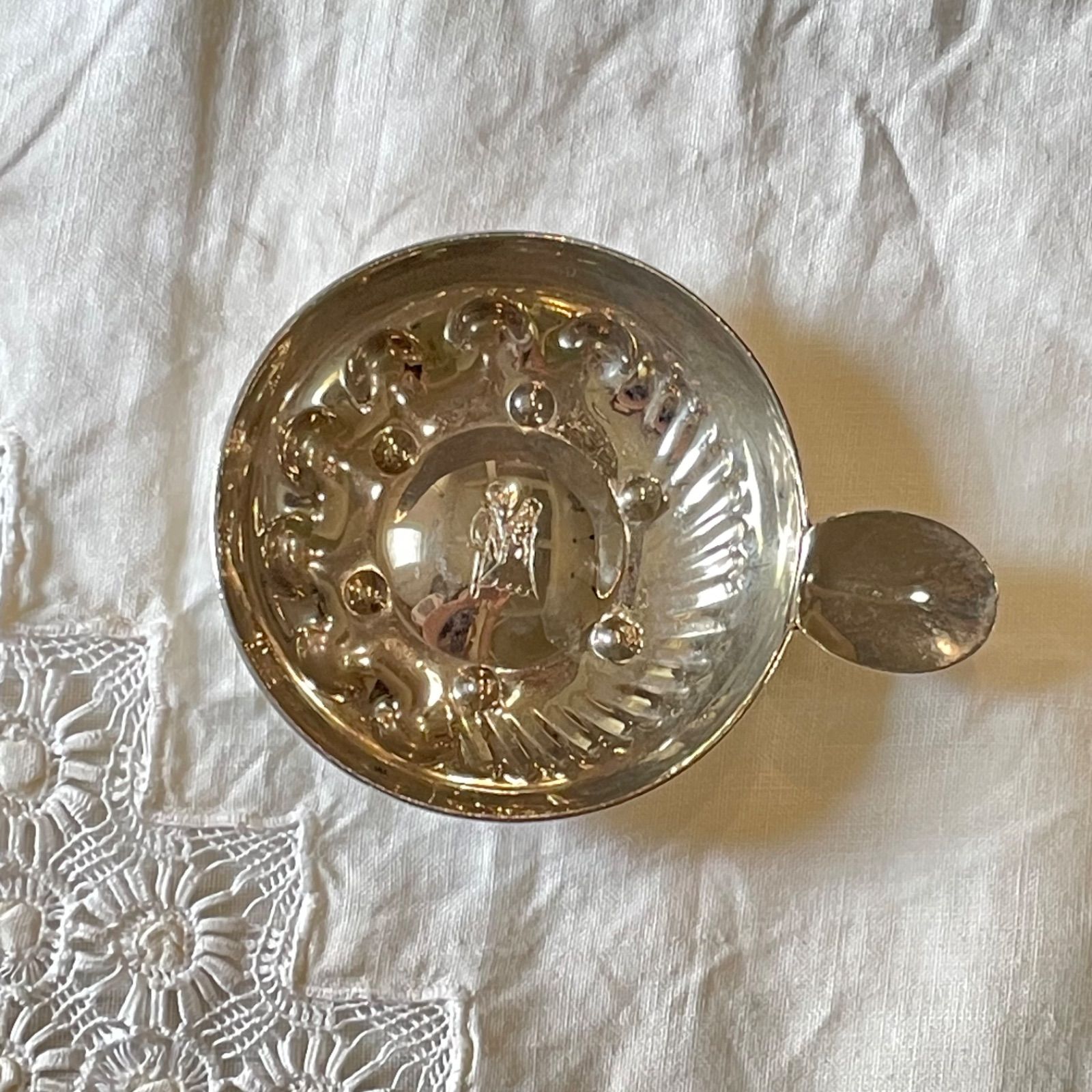 フランスアンティーク タストヴァン メタル ワインテスティング