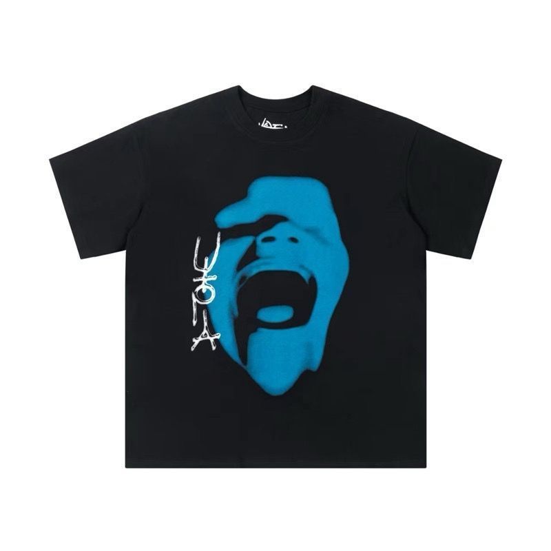 ✨美品✨Travis Scott Cactus Jack x Utopia Crying Blue Face 半袖 Tシャツ