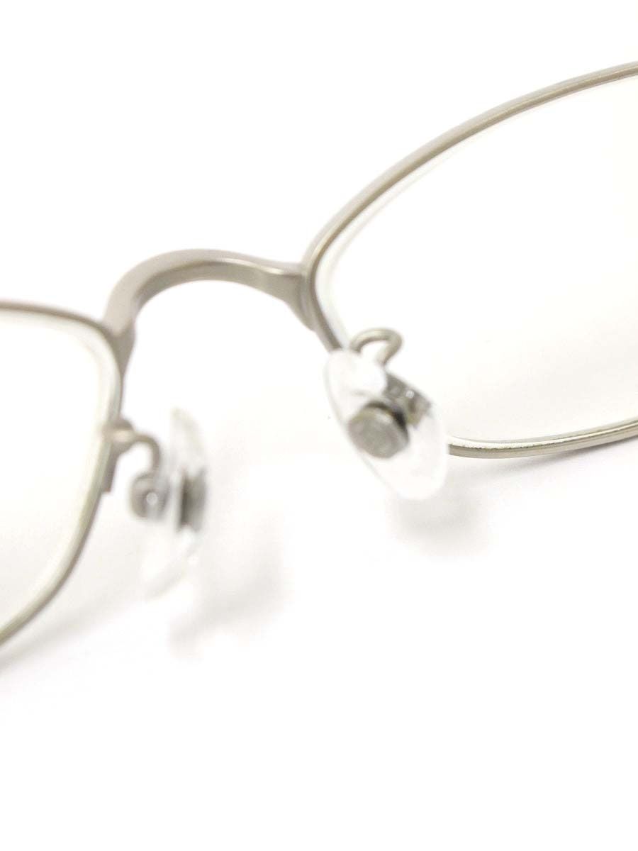 フォーナインズ S-662T メガネ シルバー メタルフレーム フルリム  