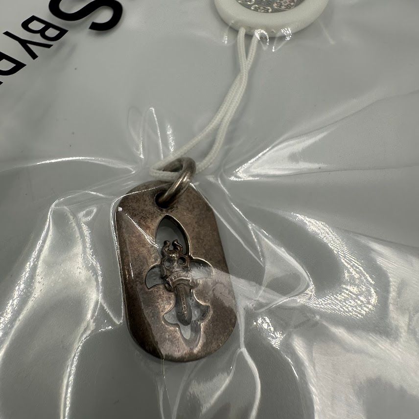 初期 CHROME HEARTS クロムハーツ　フレアラージ　ドックタグ CHROME HEARTS クロムハーツ（原本無） D TAG LRG BS FLE BS