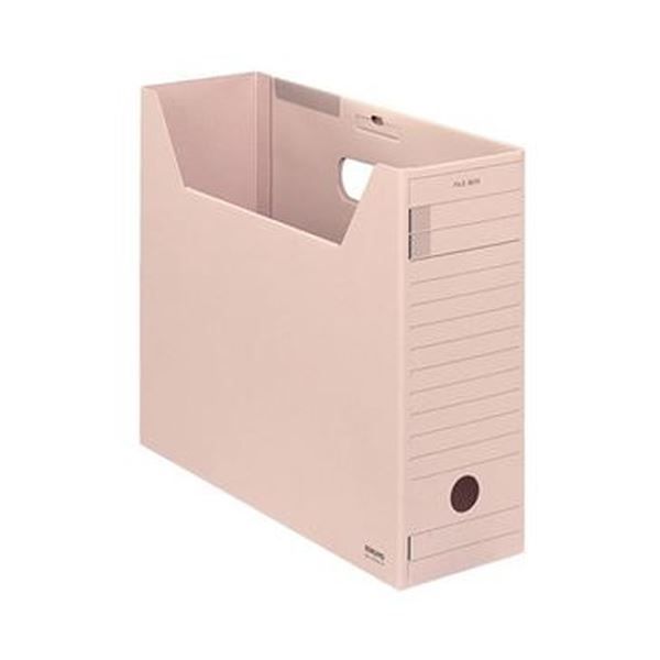 まとめ コクヨ ファイルボックス-FS Fタイプ A4ヨコ 背幅102mm ピンク フタ付 A4-LFFN-P 1セット 5冊 ×5セット