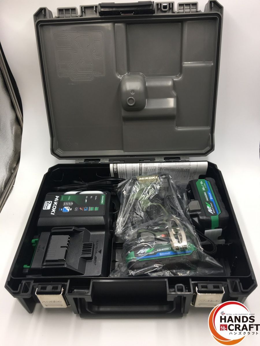 ハイコーキ HIKOKI インパクトドライバ WH36DD 2XHGSZ フォレストグリーン バッテリ2個 充電器 フルセット