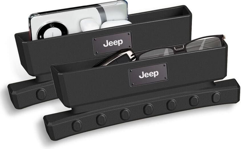 【新品未使用】ジープ 収納ケース サイド収納ボックス シート チェロキー パトリオット レネゲード グランドチェロキー コンパス 車用 シート隙間埋め 座席隙間クッション 車内装飾 運転席