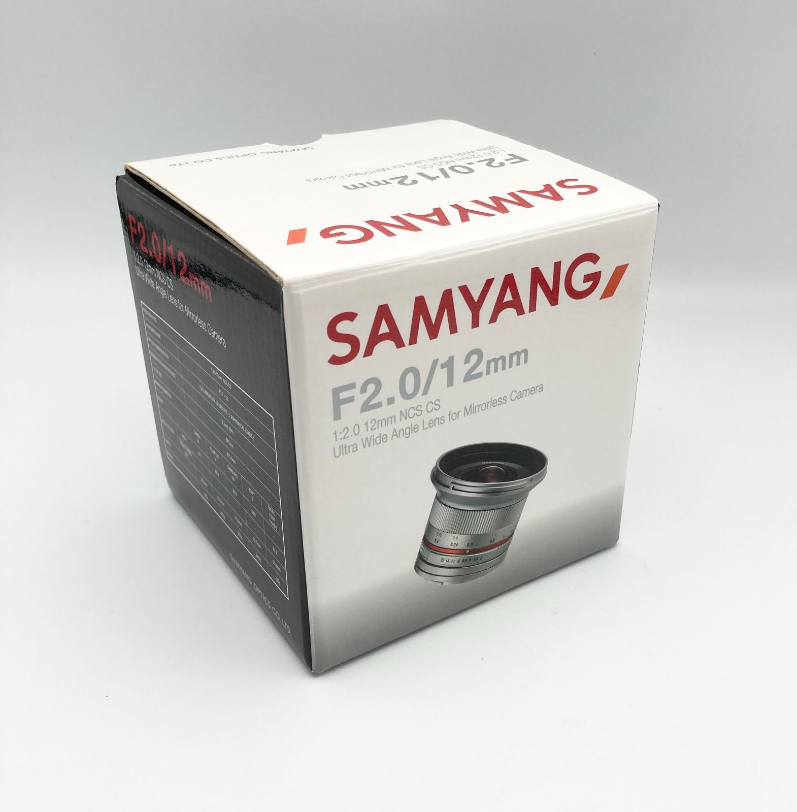 公式 SAMYANG 単焦点広角レンズ 16mm F2.0 ニコン AE用 APS-C用