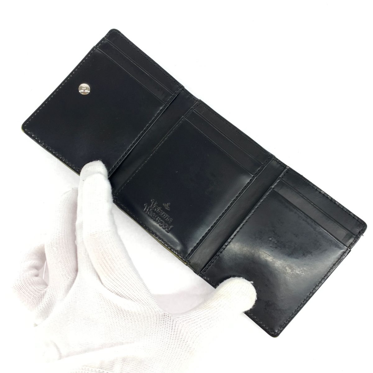 Vivienne Westwood ヴィヴィアンウエストウッド 財布 ブラック 三