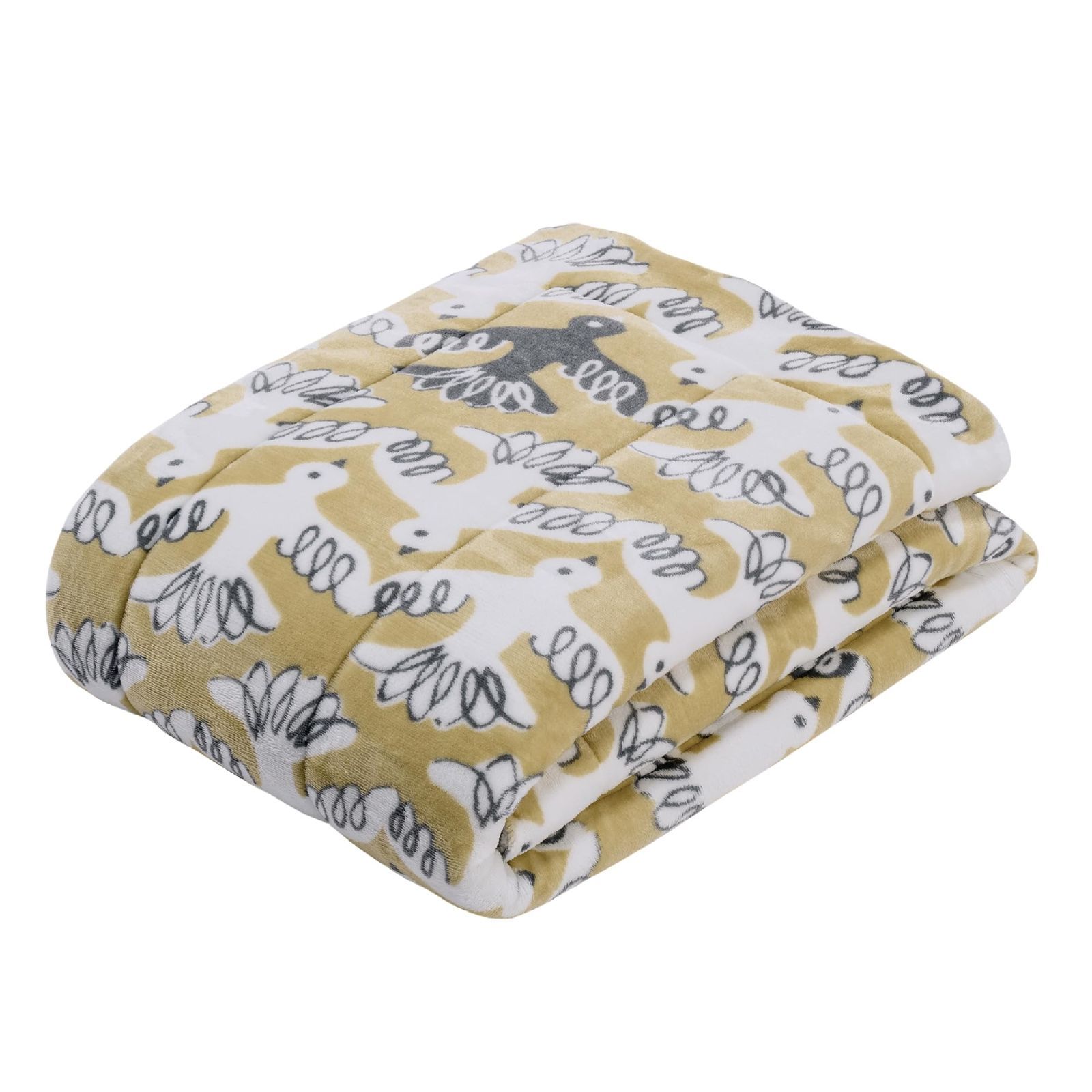 Color ベージュ nishikawa 西川 肌掛け布団 キルトケット シングル 洗える フィンレイソン ムート ふわふわ ボア 柔らか フランネル ベージュ FE03703023