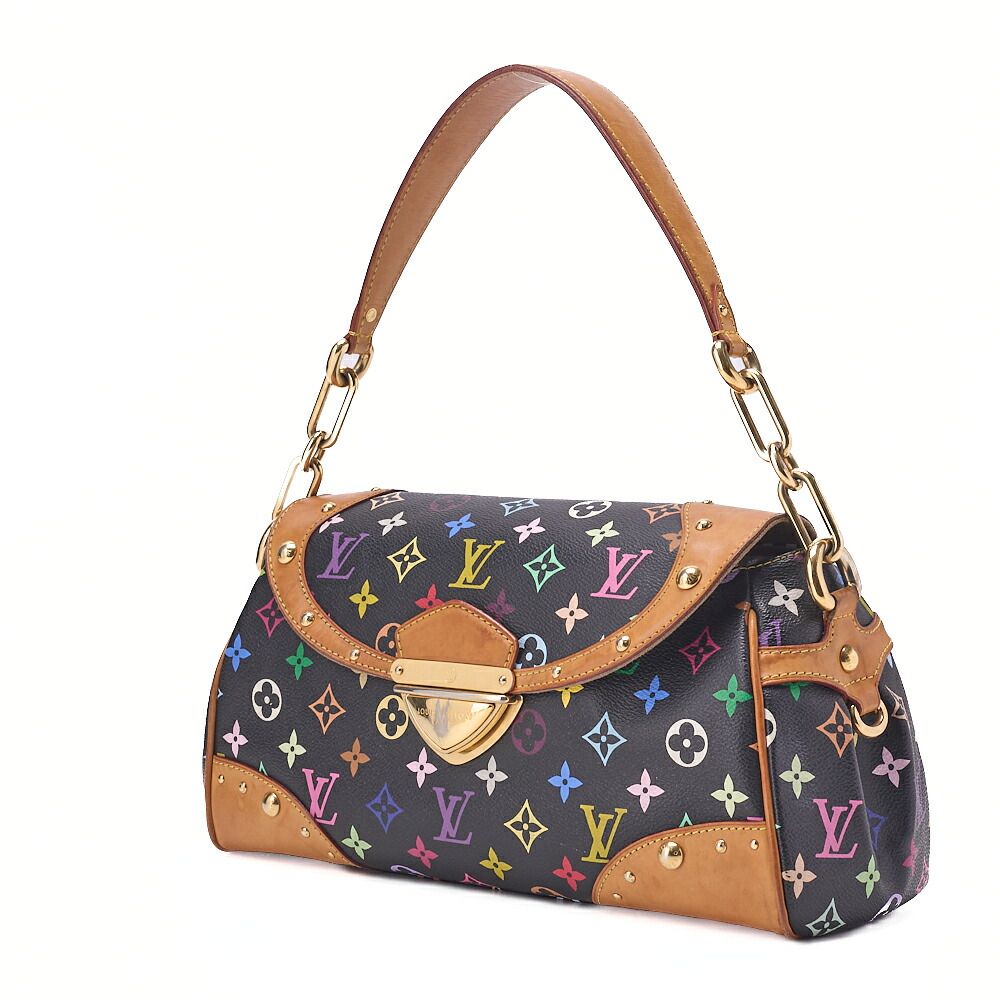 LOUIS VUITTON ルイヴィトン モノグラム マルチ ビバリーＭＭ ハンドバッグ M40204 ゴールド金具 ショルダーバッグ