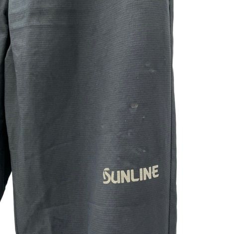 サンライン SUW-3226 ライトストレッチスーツ ブラック Lサイズ