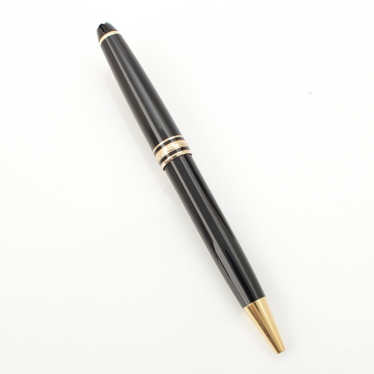 モンブラン マイスターシュテュック クラシック 筆記用具 ボールペン ブラック ゴールド