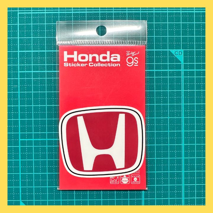 Honda四輪ロゴ TYPE R H Mark (1991) ダイカットステッカー 車