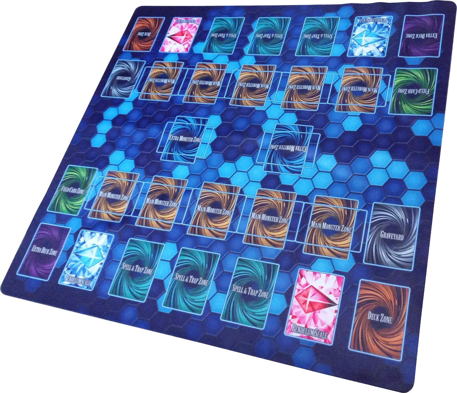 【在庫処分】遊戯王 プレイマット 二面フルサイズ 専用プレイマットケース付 active styile