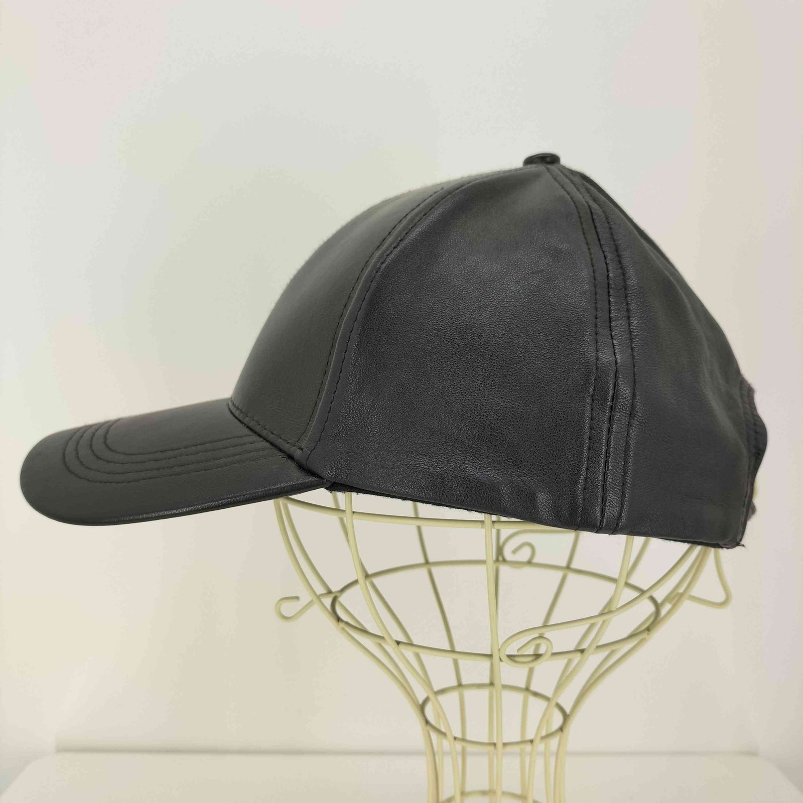ザラ ZARA フェイクレザーキャップ メンズ S-M (57cm) - メルカリ