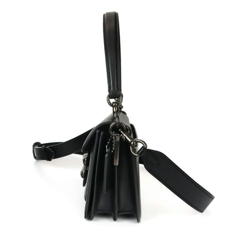 新品】 COACH コーチバッグ CI032 チャコール×ブラック ハンドバッグ  