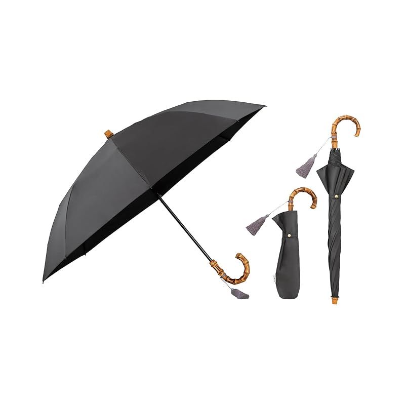 未使用新品】COKAGE+ 木手元 50cm 3段折りたたみ傘 パウダーブルー