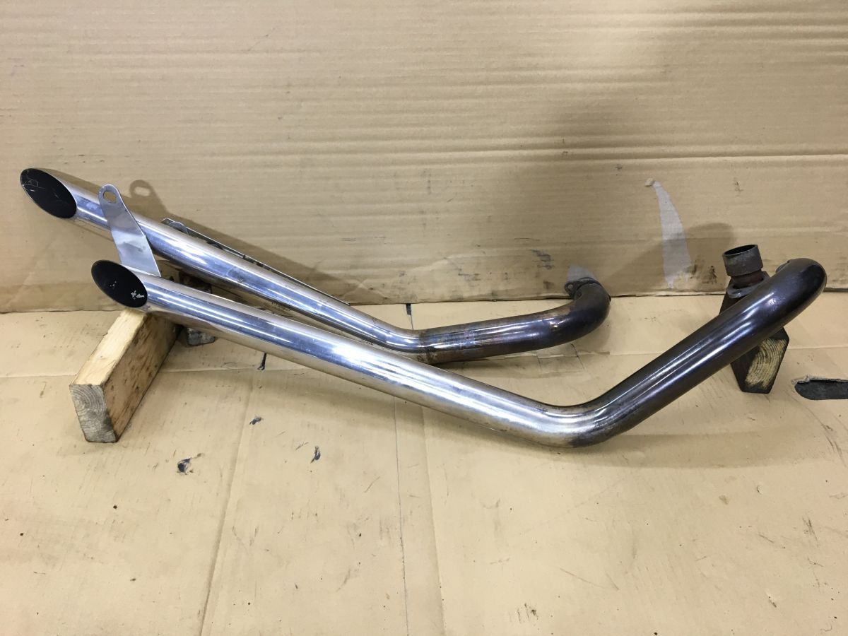 YAMAHA ドラッグスター400 社外 スラッシュカット マフラー 50φ