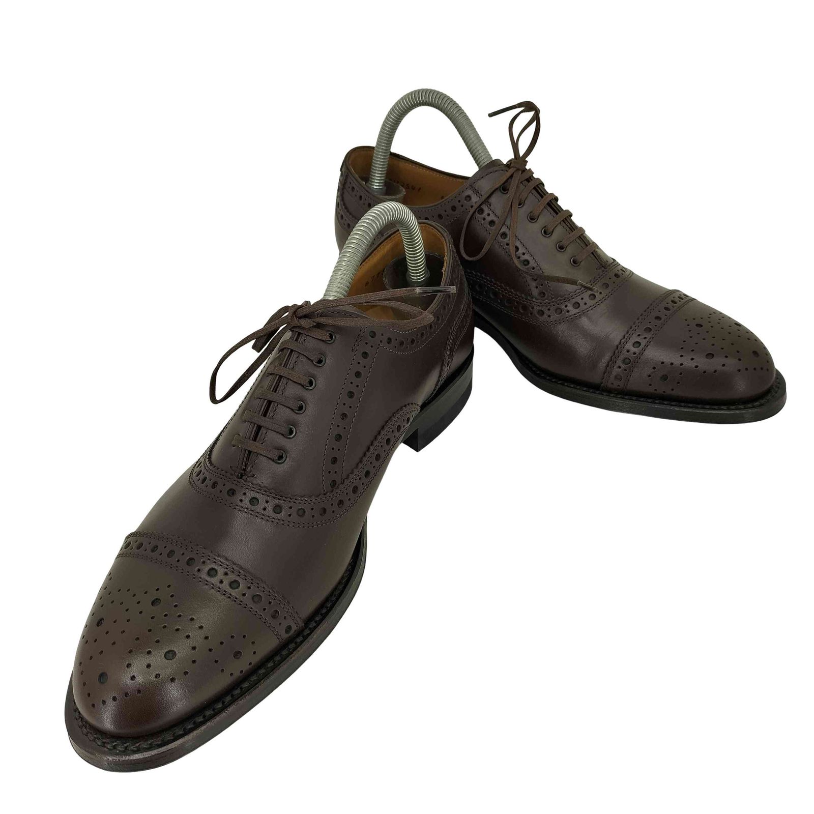グラッドハンド GLADHAND SEMI BROGUE OXFORD SHOES レザー オックスフォードシューズ レディース JPN 24