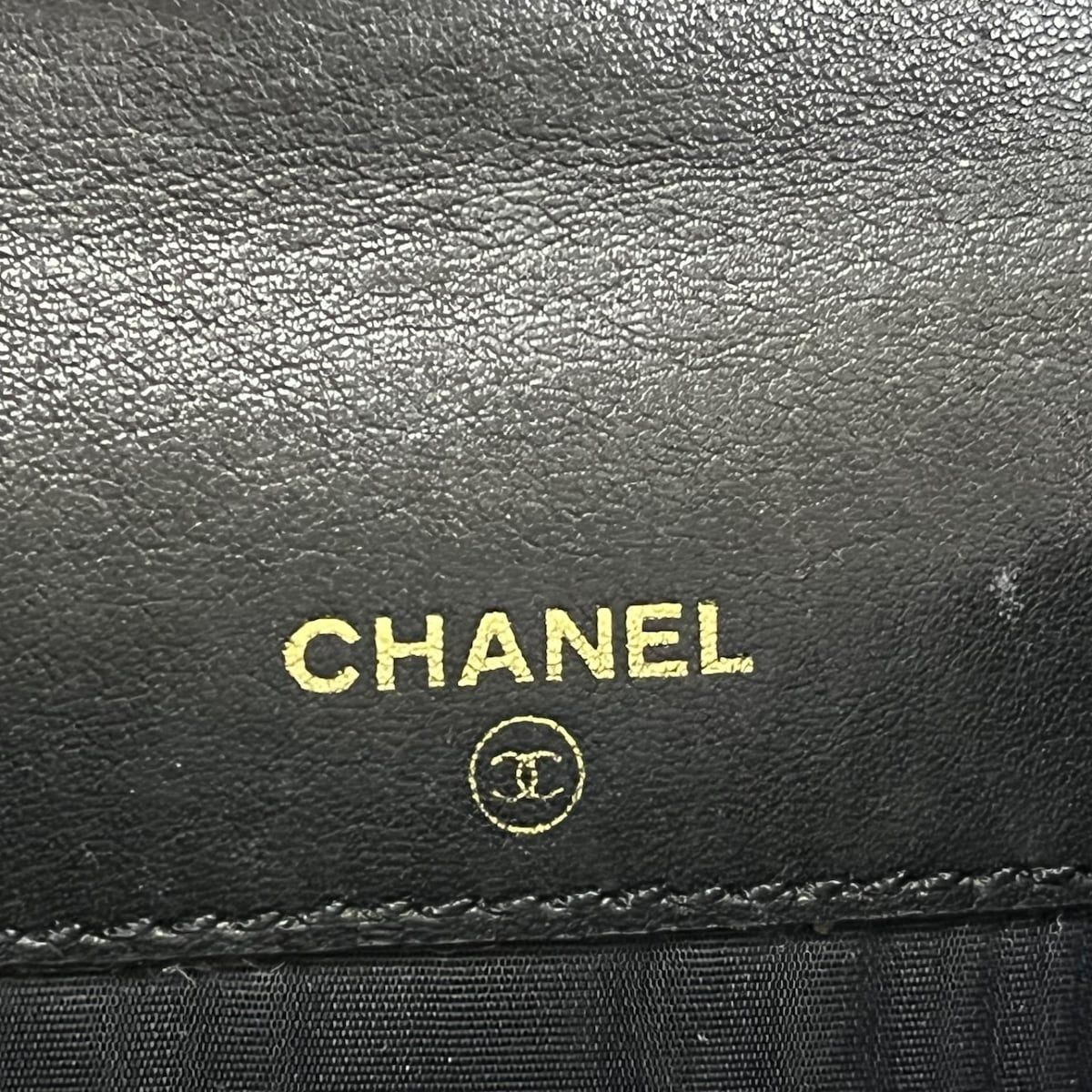 CHANEL(シャネル) コインケース - 黒 ココマーク/ゴールド金具