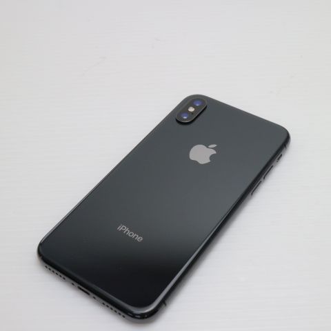 超美品 SIMフリー iPhoneX 256GB スペースグレイ スマホ 即日