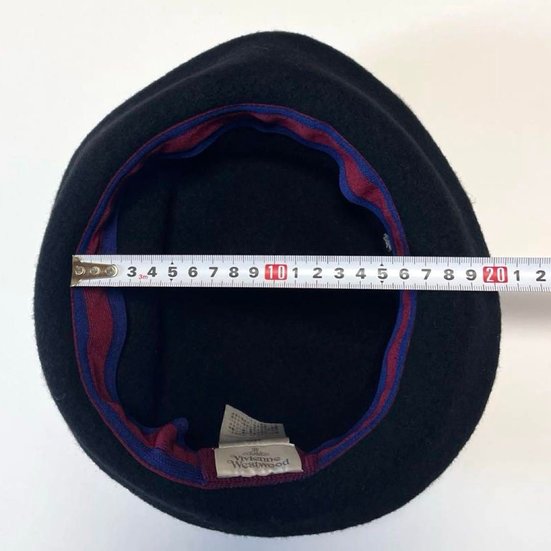 ヴィヴィアンウエストウッド ブラック ウール フェルトハット M～S