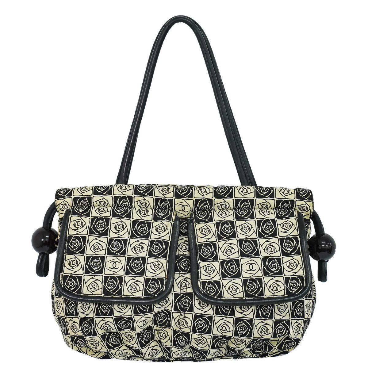 本物 シャネル CHANEL カメリア ショルダーバッグ トートバッグ  