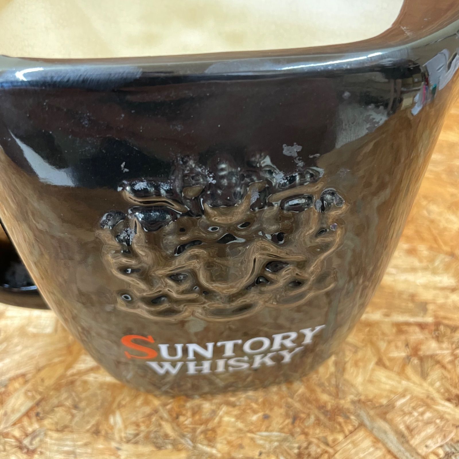 昭和レトロ 非売品 サントリー ウイスキー 陶器製 ピッチャー SUNTORY