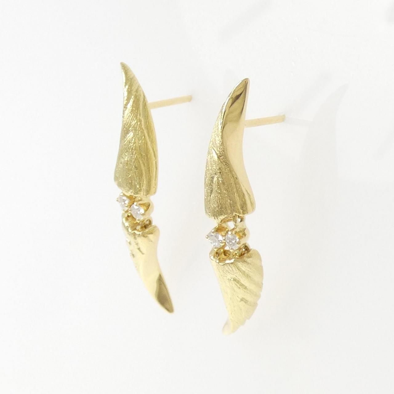 ミキモト ダイヤモンド ピアス 0.12CT