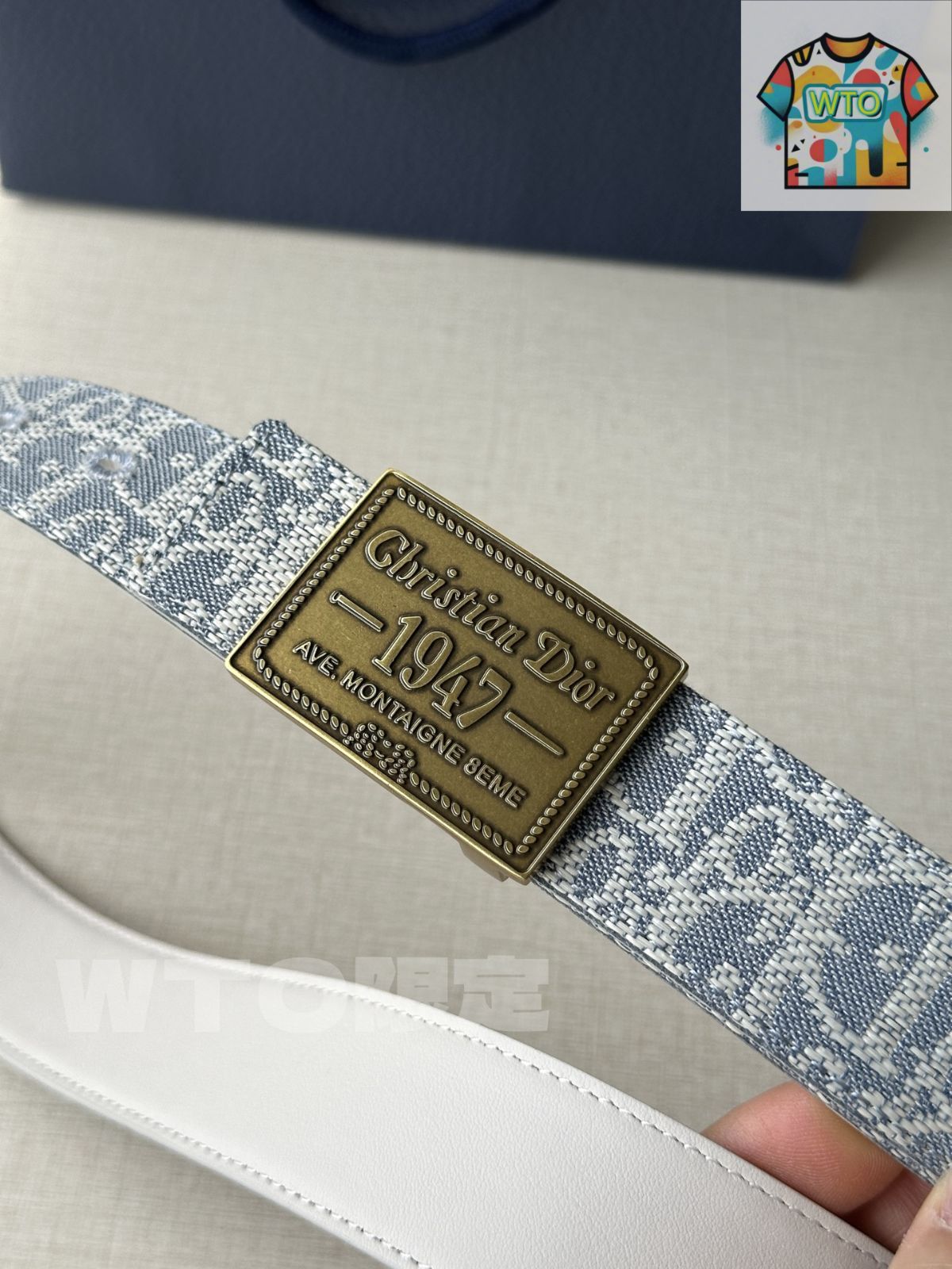 Dior Montaigne リバーシブルベルト DIOR | 30 Montaigne リバーシブルベルト 20mm スムースカーフスキン