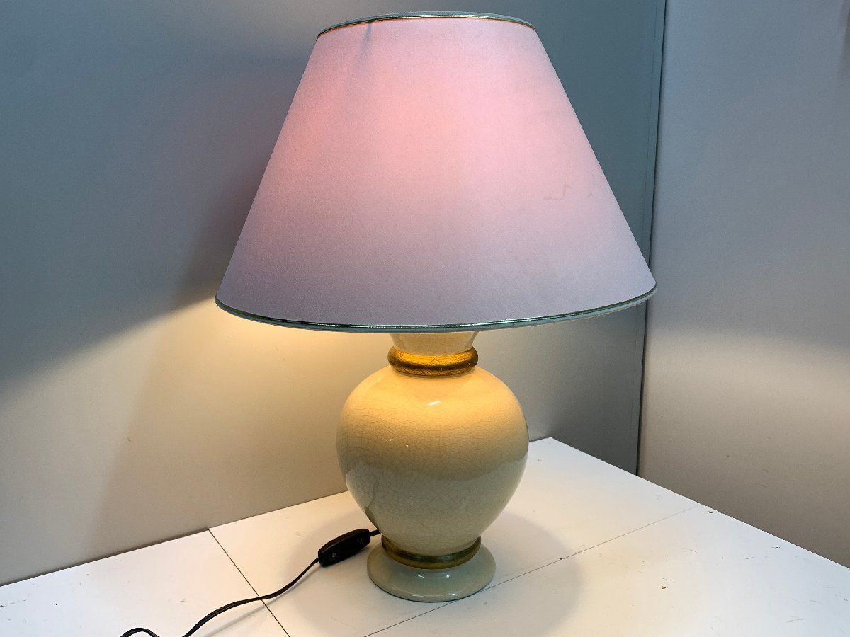 ル ドファン Le Dauphin テーブルランプ 卓上ランプ 照明器具 通電 済み 陶器製 スイッチ フランス 925 他1235
