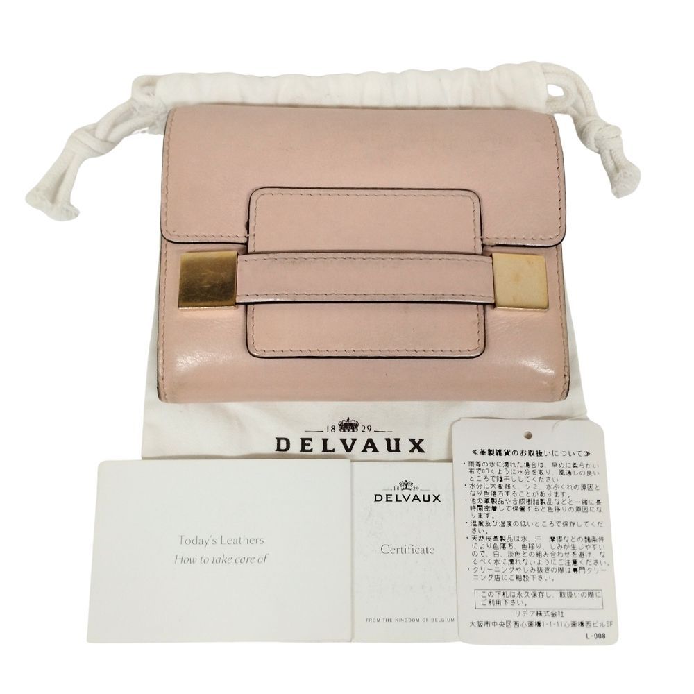 DELAVAUX デルヴォー マダム 二つ折り財布 正規品 / 51891 DELAVAUX デルヴォー マダム 二つ折り財布 正規品 / 51891 - メルカリ