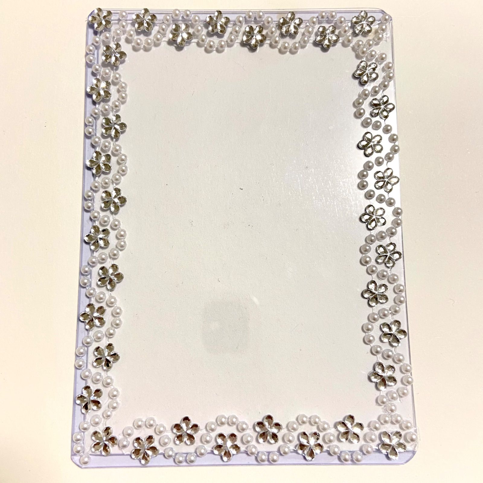 硬質ケースデコ B7 花束 メンカラ ♡硬質ケース♡写真♡トレカ