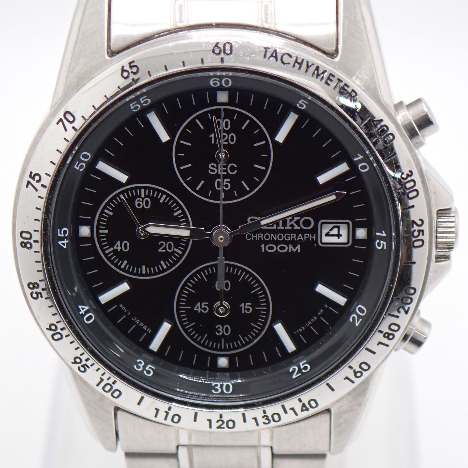 送料無料 SEIKO セイコー クロノグラフ クオーツ メンズ腕時計