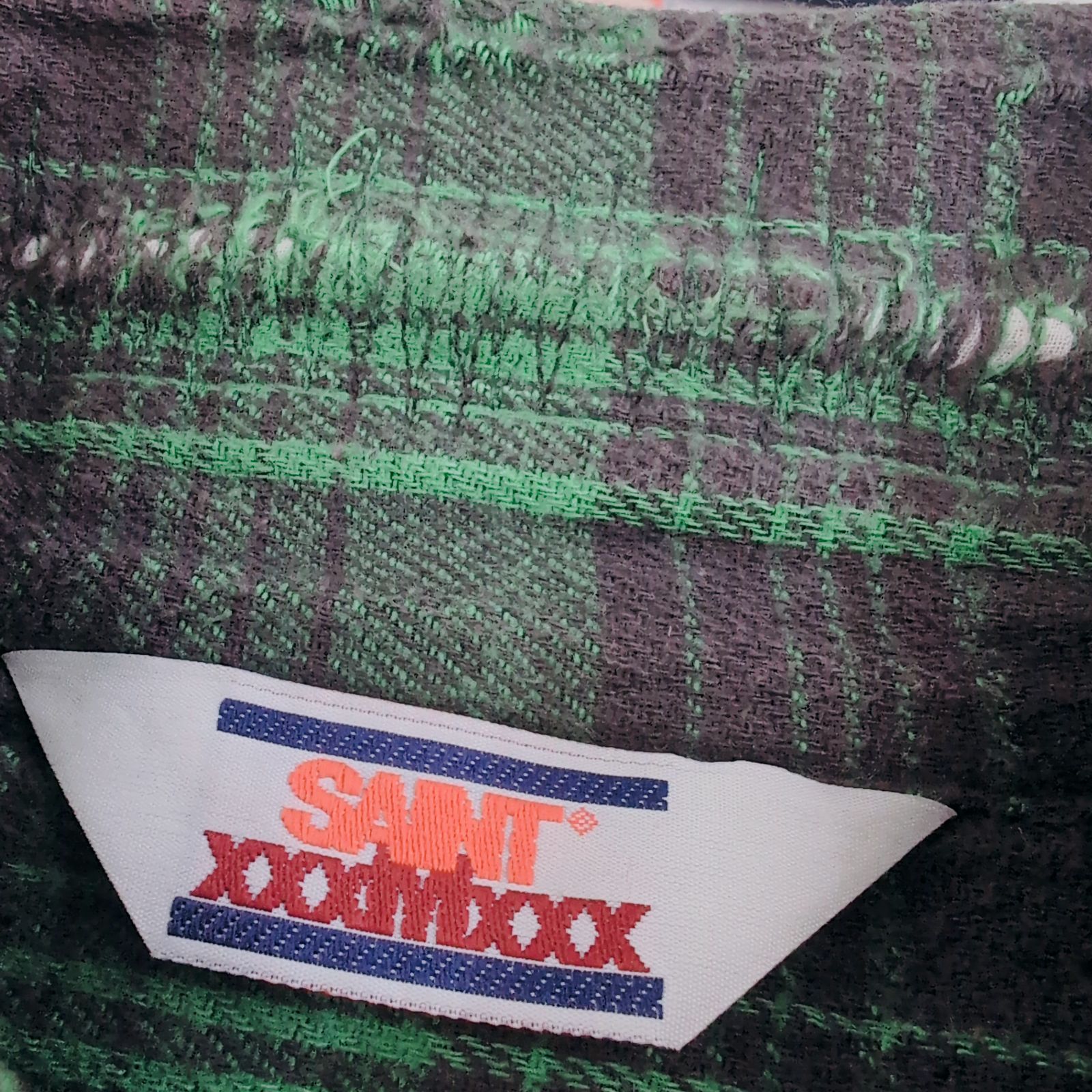 SAINT MXXXXXX/ｾﾝﾄﾏｲｹﾙ/M/FRANNEL CHECK SHIRTS/ﾌﾗﾝﾈﾙﾁｪｯｸｼｬﾂ/GREEN 