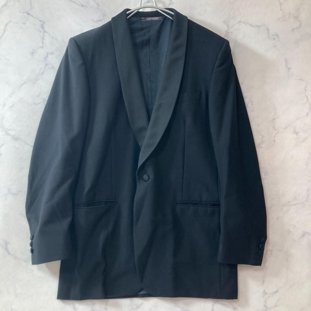 ランバン タキシード セットアップ側章 総裏 ノーベント 黒 B1255 KANDAIZUMI_COM