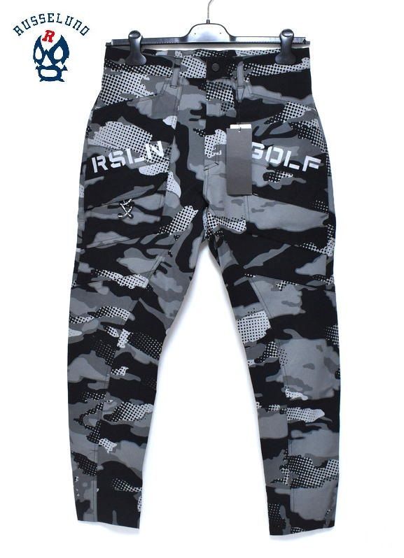 定価2万8600円 ラッセルノ ドビー柄 ストレッチ ジョガー パンツ 5 L RG-2310705 ゴルフウェア Russeluno