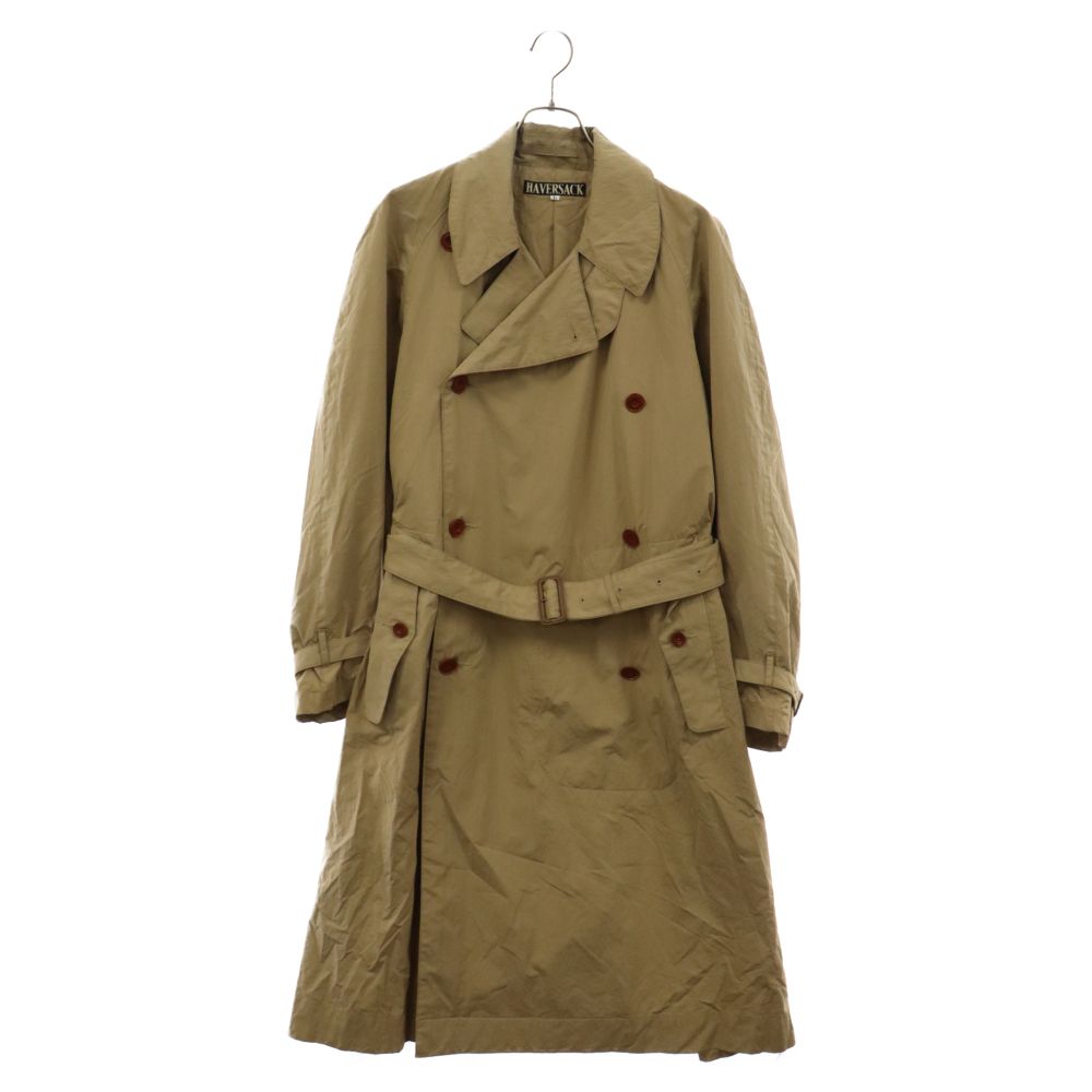 ハバーサック ベージュ コットン トレンチコート フード付き HAVERSACK ベージュ トレンチコート ハバーサック ベージュ コットン