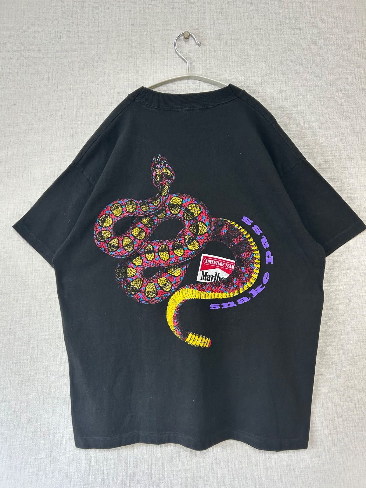 【デッドストック】Marlboloマルボロ Tシャツ ビンテージ　スネークパス デッドストック】Marlboloマルボロ Tシャツ ビンテージスネークパス