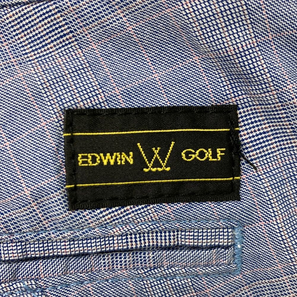 美品　EDWIN GOLF　ゴルフパンツ　 チェック柄ストレートパンツ　XL 楽天市場】エドウィン ゴルフ チェック パンツの通販
