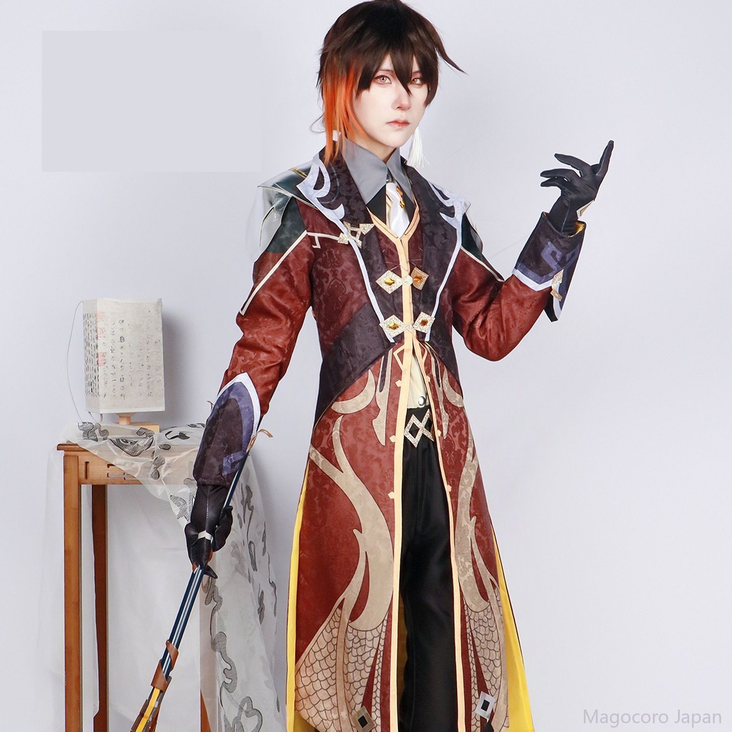 原神コスプレコスチューム鐘離衣装セットセットゲームコスプレコスプレ衣装岩王帝君