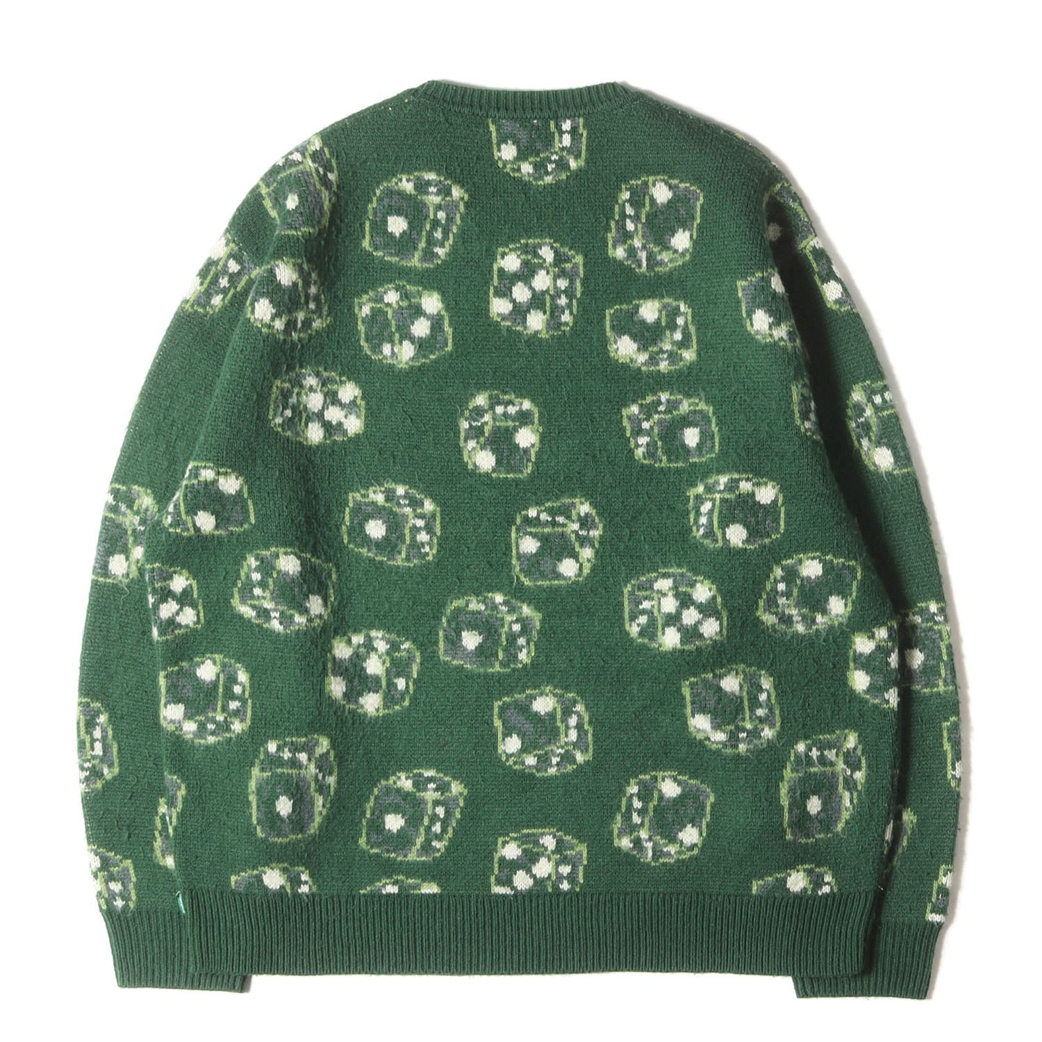 Supreme シュプリーム ニット グリーン サイズ:M | 22AW ダイス柄 