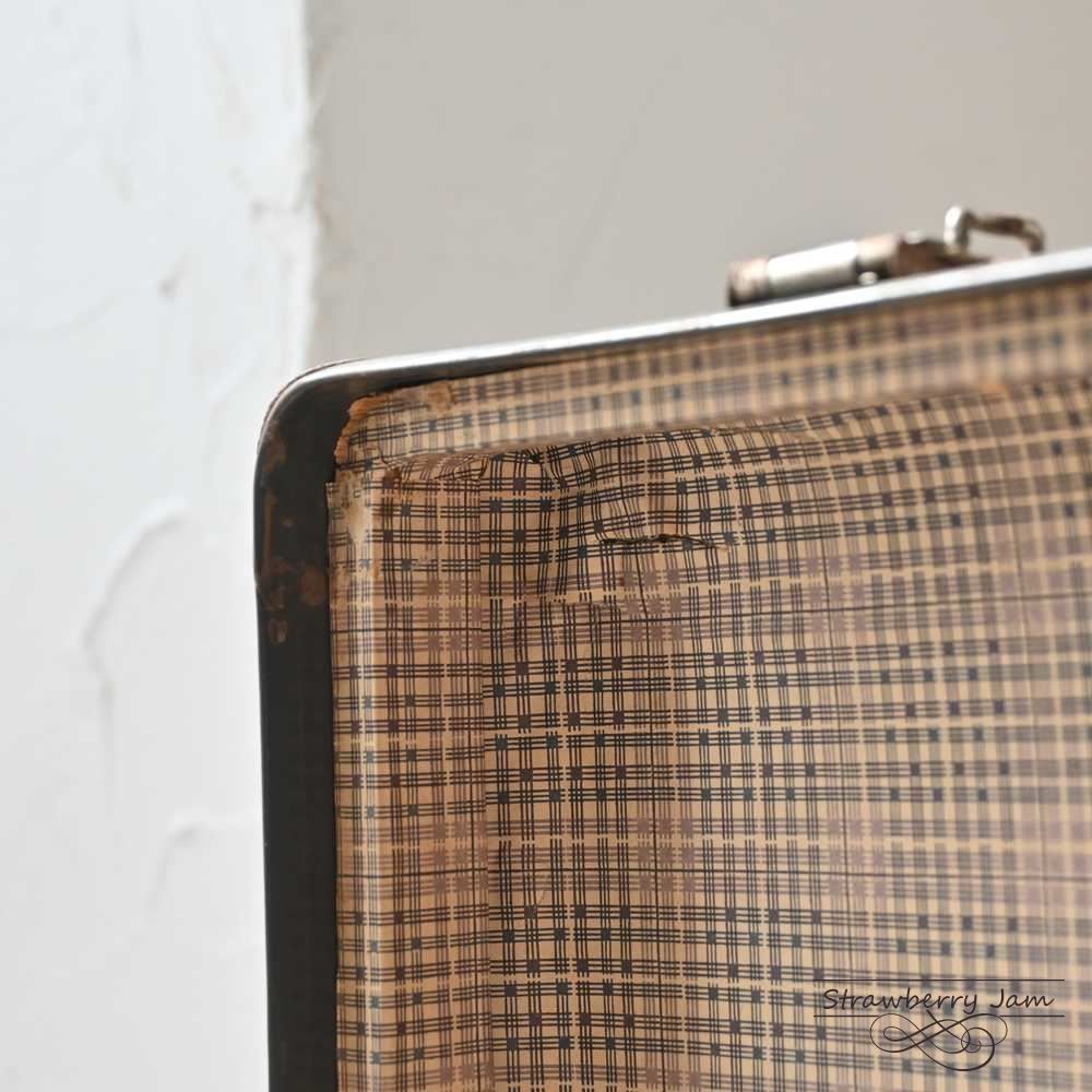 L3612-99-18 英国アンティーク トランク トランクレザー 収納 かばん