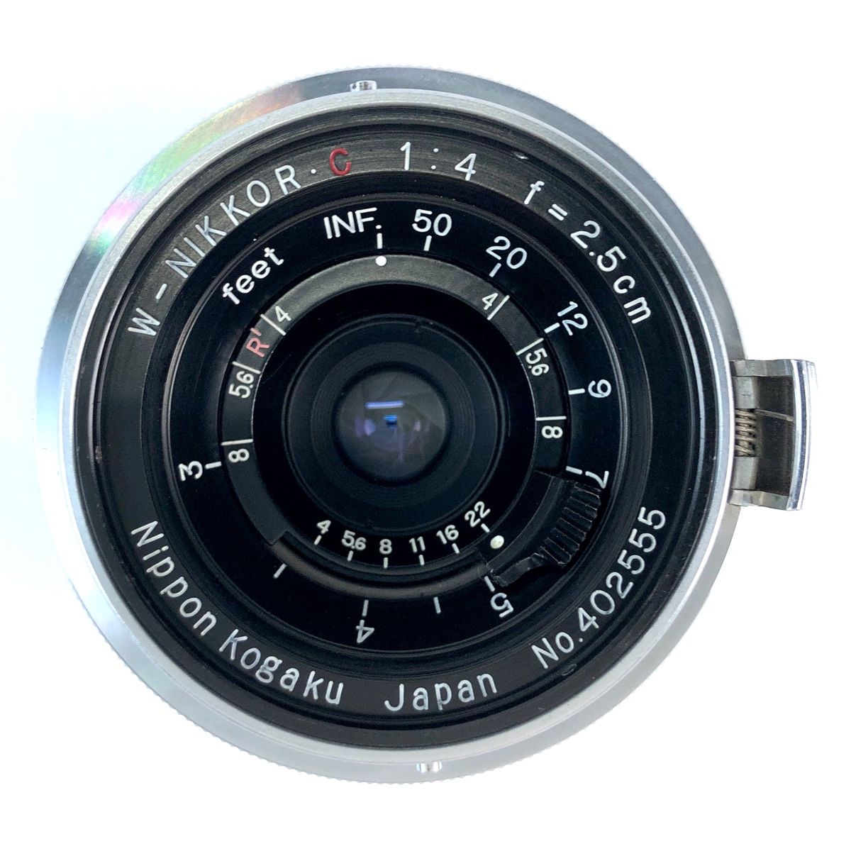 ニコン Nikon 25mm F4 シルバー Sマウント レンジ
