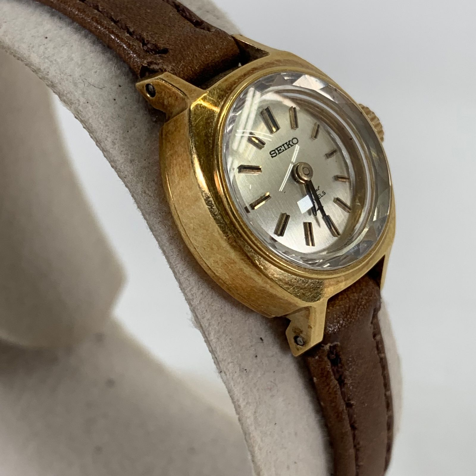 ジャンク品】SEIKO セイコー カットガラス 18K 手巻きレディース腕時計 1140-3040 - メルカリ