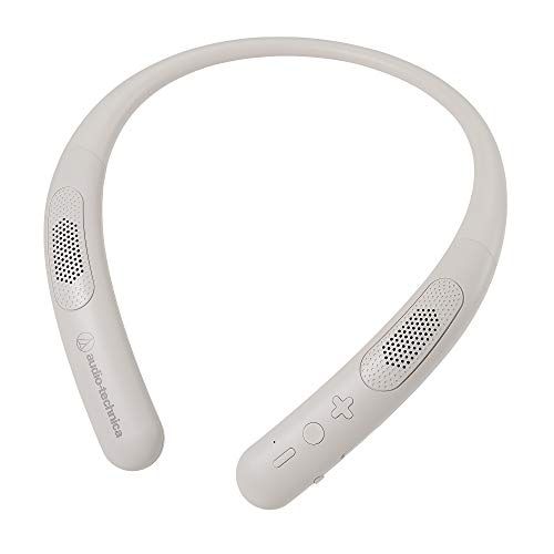 オーディオテクニカ AT-NSP300BT ワイヤレスネックスピーカー Bluetooth5.0|本体約75ｇ軽量設計|連続再生約13時間|microSDメモリーカード対応