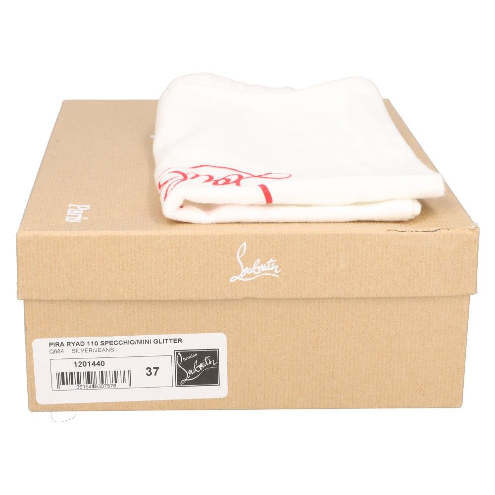クリスチャンルブタン PIRARYAD 110 SPECCHIOグリッターブルー 三越伊勢丹 | Christian Louboutin/クリスチャン ルブタン_Women