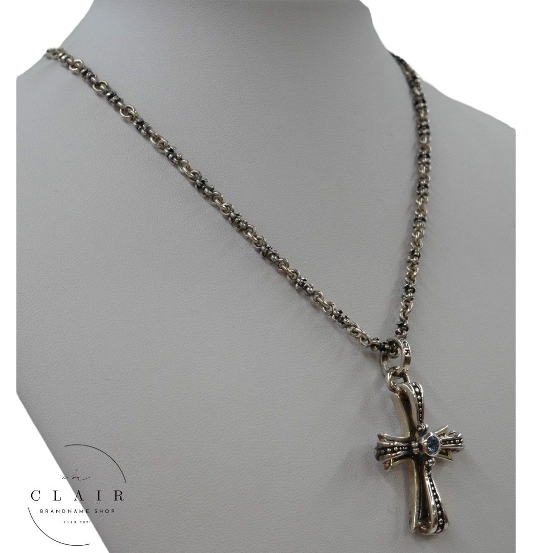 美品　ロイヤルオーダー　クロス　ネックレス　証明書付き　ペンダント ロイヤルオーダー TINY CONSORT CROSS w CZ 詳細ページ 【公式