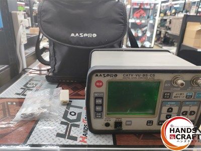 ジャンク品扱い マスプロ MASPRO LCN2 デジタルレベルチェッカー CATV VU BS CS 通電 のみ ハンズクラフト宮崎新名爪店