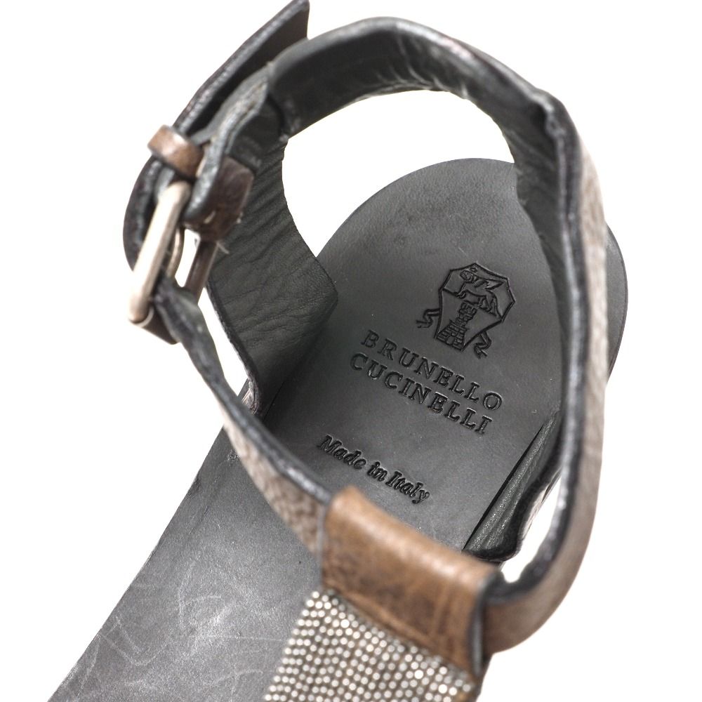 ブルネロクチネリ モニーレ付サンダル Brunello Cucinelli ブルネロクチネリ monile モニーレ サンダル