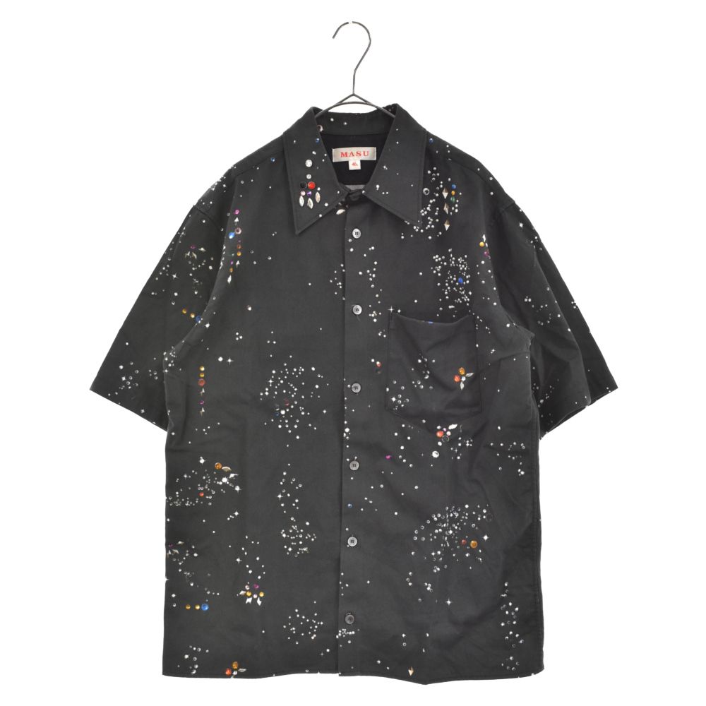 MASU（エムエーエスユー）のGALAXY SHORT SLEEVE SHIRT BLACKの