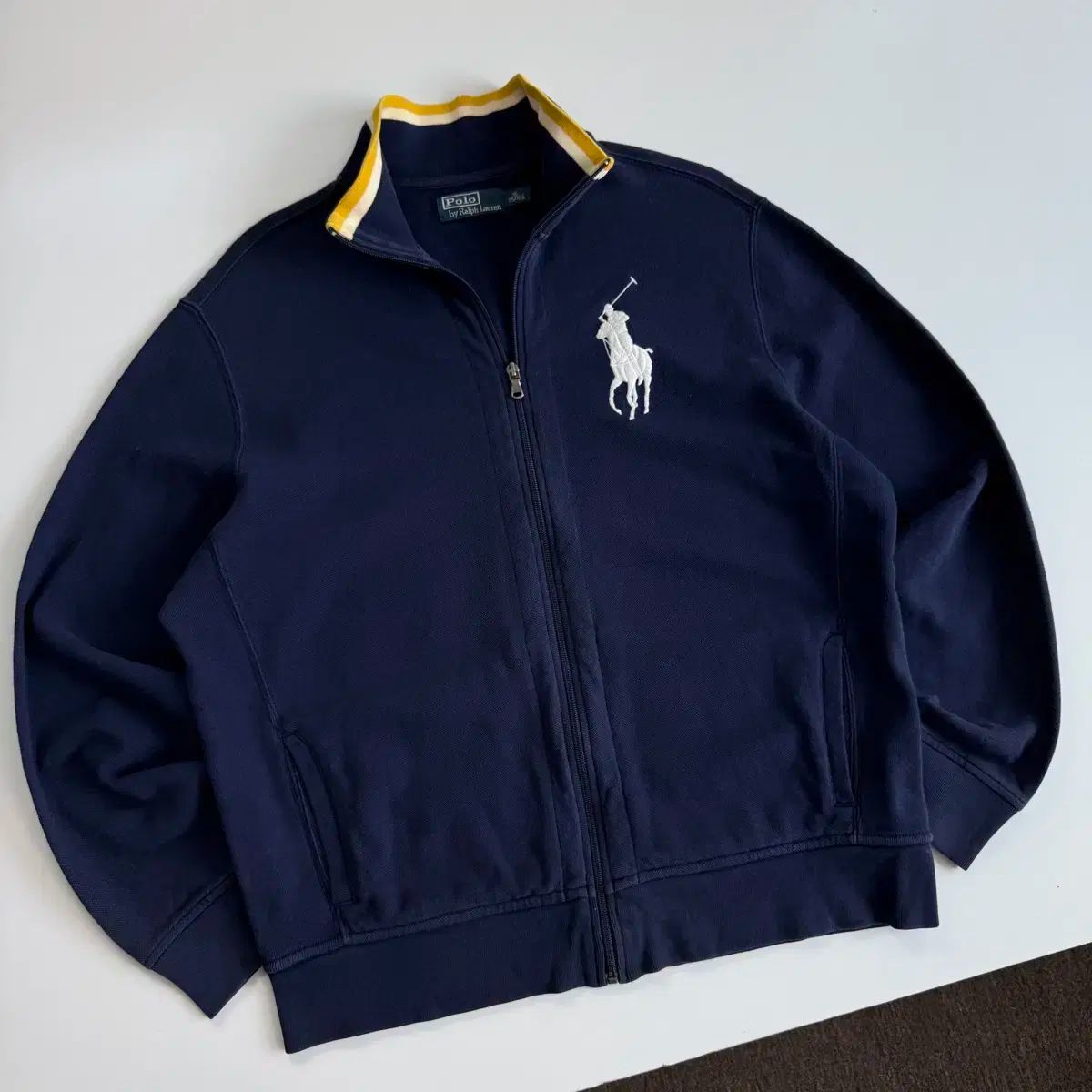 Polo POLO RALPH LAUREN ポロラルフローレン ネイビー ビックポニー ジップアップ カーディガン