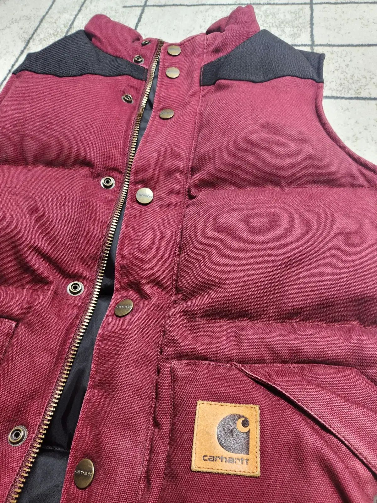 Carhartt カーハート ダグラス DOUGLAS ベスト ワイン ダウン ベスト S